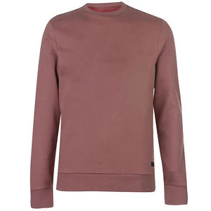 Sweat-shirt en molleton de haute qualité avec logo personnalisé en relief, col rond, vierge, nouveau, imprimé, motif uni, hiver, directement du fabricant, 100% coton - Product Image 4