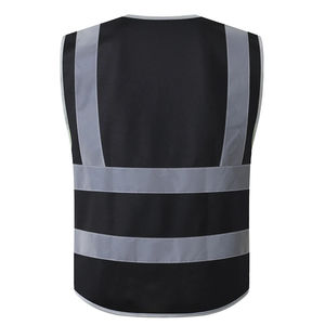 Chaqueta de Seguridad Reflectante de Alta Visibilidad con Múltiples Bolsillos y Logotipo Personalizado, Chaleco de Seguridad de Alta Visibilidad para Ingenieros con Logotipo OEM - Product Image 2