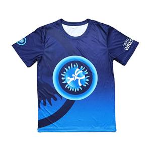 ชุดนักมวยปล้ำแบบถักสำหรับผู้ชายปี 2025 แบบสองชิ้น ประกอบด้วยเสื้อยืดและกางเกงขาสั้น พร้อมดีไซน์แบบพิมพ์ลายเต็มตัว - Product Image 5