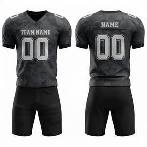 Uniforme de football américain personnalisé sublimé pour hommes et jeunes, vêtements de sport d'équipe personnalisés, comprend un maillot et un pantalon en tailles plus grandes - Product Image 3