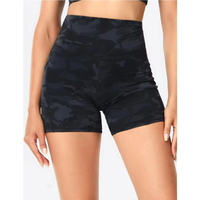 Shorts de course à compression en polyester et élasthanne de haute qualité pour femmes, leggings de yoga à taille élastique, design personnalisé
