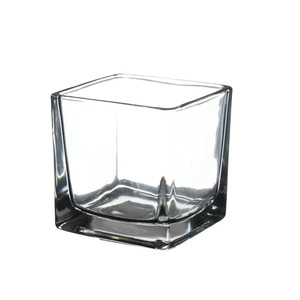 VMC0030 - Porte-bougie / Vase en verre transparent pour usage quotidien - 3 pouces - Product Image 1