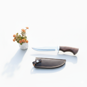 Juego de Cuatro Cuchillos de Cocina de Acero Inoxidable de Nuevo Diseño, Cuchillo de Chef Afilado de Alta Calidad con Mango de Madera de Roble Blanco Quemado - Product Image 2