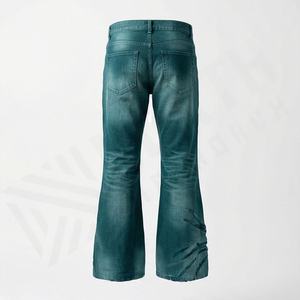 Wholesale High Quality Fashion Casual Denim <b>Jeans</b> High Street Rise Wide Leg <b>Flare</b> Trouser Durable Comfortable Premium - Product Image 2