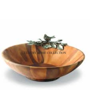 Bol en bois écologique fabriqué à partir de matériaux d'origine responsable parfait pour les options de cuisine et de salle à manger durables - Product Image 5