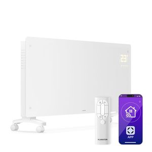 Radiateur Convecteur Mural Portable 3000W avec Minuteur 7 Jours IP24 pour Pièces jusqu'à 30 m² 9,45 kg Blanc - Product Image 1