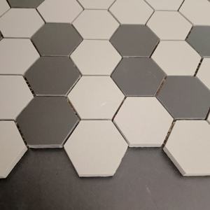 ColorYourSurface Hexagon 48mm Carreaux de mosaïque en céramique vitrifiés pour murs limites solides et durables Murs composés - Product Image 5