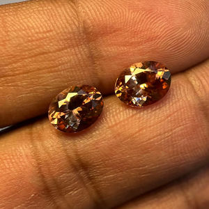 พลอย tanzania เหลี่ยมเพชรพลอยธรรมชาติพลอยเจียระไนทรงรีขนาดปรับเทียบสำหรับการทำเครื่องประดับ - Product Image 1