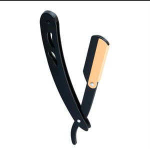 ANAAIF Maquinilla de Afeitar Plegable de Acero Inoxidable para Hombre, Herramienta de Afeitado Plateada, Soporte para Maquinilla de Afeitar, Formato en Polvo 2 en 1, Ecológica - Product Image 3