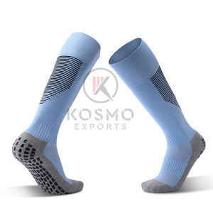 KOSMO EXPORTS Chaussettes de football longues antidérapantes personnalisées en laine/coton de qualité supérieure, avec logo compressif sur le bas, pour l'hiver, pour hommes - Product Image 4