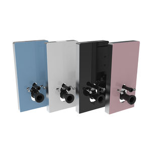 Armoire dissimulée, réservoir <span class=keywords><strong>suspendu</strong></span>, mécanisme de <span class=keywords><strong>chasse</strong></span> d'eau de toilette moderne en céramique, réservoir en verre - Product Image 3