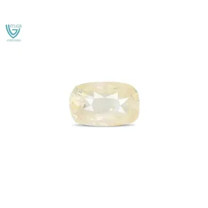 Zafiro Amarillo Natural Facetado (Pukhraj) - 4.4 Quilates, Corte Ovalado de 1.5 mm, 8 mm x 1 mm, Gema Suelta - Product Image 1