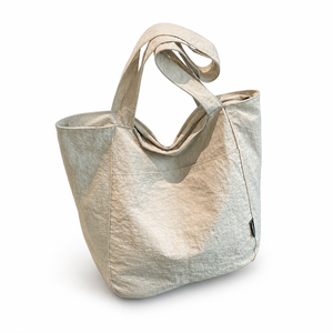 Sac fourre-tout léger en nylon, couleur unie, sac à bandoulière pour femme pour les trajets quotidiens - Product Image 1