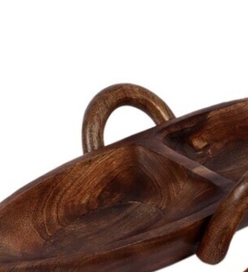 Venta al por mayor de platos para servir comida con forma de barco de madera personalizada para restaurantes, bodas, hoteles, precio a granel - Product Image 5