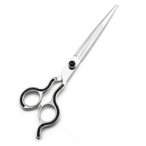 Mirror Finish Pet <b>Hair</b> <b>Scissor</b> Straight Sharp Blades Made Stainless Steel Adjustable Screw Pet <b>Hair</b> Grooming <b>Scissors</b> - Product Image 2
