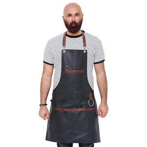 Delantal de Cuero Genuino de Alta Calidad con Logotipo Personalizado, Material Duradero, Delantales de Cuero en Venta - Product Image 1