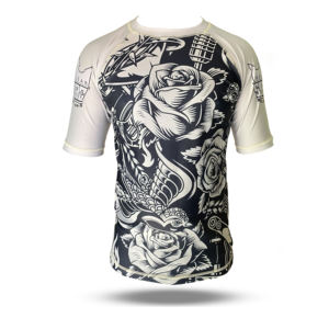 Rashguard de entrenamiento de manga larga BJJ, diseño personalizado, camisetas deportivas Unisex y ropa de gimnasio, Spandex/poliéster, estampado de transferencia de calor - Product Image 5