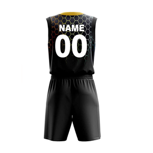 Precios competitivos Productos Uniformes de baloncesto impresos de diseño personalizado Sublimación Uniforme de baloncesto en blanco de secado rápido - Product Image 3