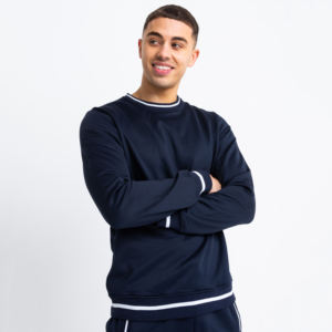 Chándal de algodón 100% cómodo Unisex, chándal gris Popular, mangas grises oscuras, ropa informal personalizada ODM para hombres Plus - Product Image 3