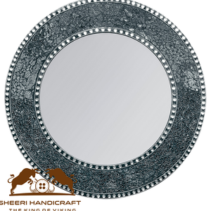 Luxury <b>Mosaic</b> Wall <b>Mirror</b> frame Decorative home by Sheeri Handicraft make your home luxury made in India - Product Image 5