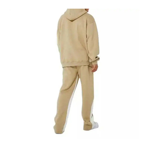 Joggers empilés Survêtement fuselé Hommes Joggers Costumes Ensemble Hommes Survêtement Évasé 2 Pièces Ensemble Avec Marque Personnalisée - Product Image 2