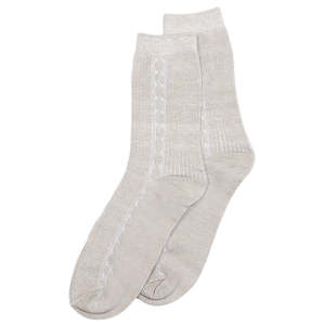 Men's <b>Socks</b> - Beige - Product Image 1