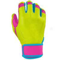 Guantes de Béisbol Profesionales de Cuero Vacuno de Primera Calidad, Guantes Deportivos de Bateo de Puño Corto, Duraderos y Cómodos para Entrenamiento de Béisbol