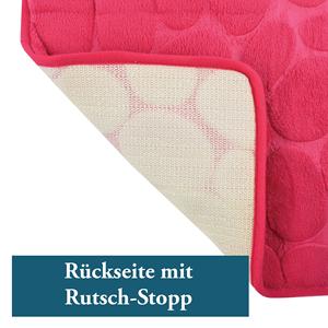 FOAM <b>BATH</b> <b>MAT</b> WITH LILAC STONES 40X60 CM - Product Image 2