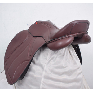 Selle de cheval sautant anglaise professionnelle en cuir véritable Durable de haute qualité Selles d'équitation à contact étroit - Product Image 2