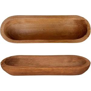 Mini tazón de masa para decoración o exhibición adecuado para pan de frutas decoración de granja tazón de madera - Product Image 1