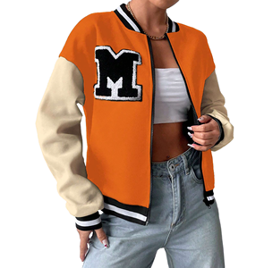 Blouson bombardier mode hommes toile col montant avant logo capuche imperméable vintage avec ambiance urbaine Chicago - Product Image 4