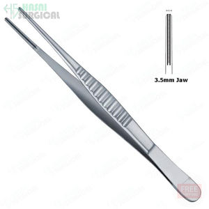 Nuevo Hospital al por mayor hemostático para fórceps de tejido Vascular Debakey fórceps de disección TC de alta calidad - Product Image 2