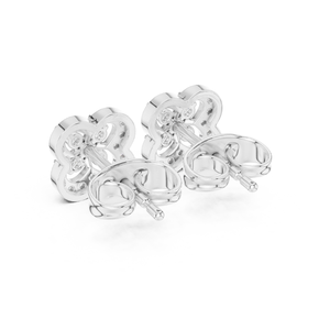 ต่างหูเพชรกลมหรูหราแฟนซีคุณภาพสูงห้องปฏิบัติการที่เหมาะสำหรับงานแต่งงานงานหมั้นและโอกาสที่หรูหรา - Product Image 4