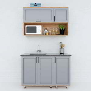 Mini armoire moderne en bois et contreplaqué de 1m2, mobilier de cuisine moderne de haute technologie, modèle compact BTB68012 - Product Image 2