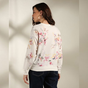 Sudaderas de mujer en precio al por mayor peso ligero mejores diseños Top Trending Casual Wear manga completa sudaderas personalizadas - Product Image 5