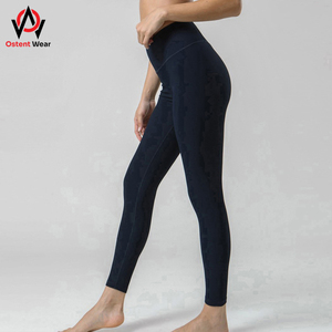 Women's High Waist Breathable Gym <b>Leggings</b> Seamless Yoga Pants for Fitness Sports & Running Wholesale Mid Waist Workout Wear - Product Image 4