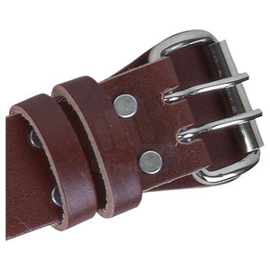 เข็มขัดยกน้ำหนักหนังวัวคุณภาพสูงระดับมืออาชีพ น้ำหนักเบา รองรับหลัง ป้องกันการลื่น สำหรับผู้ชาย - Product Image 4