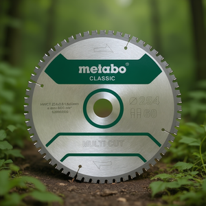 Circular <b>Saw</b> Blade Multi-Cut Classic D254x2.6/1.8x30mm Bore Z.60 FZ/TZ 5Gr Neg - Product Image 3