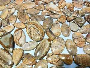 Image naturelle Jasper Cabochon Image en vrac Jaspe Gemstone Image Jasper pour la fabrication de bijoux Premium Lot - Product Image 3