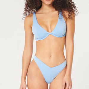 Conjunto de Bikini de 2 Piezas de Alta Calidad para Mujer, Personalizable con Logotipo Frontal, Traje de Baño para Playa con Diseño Único - Product Image 4