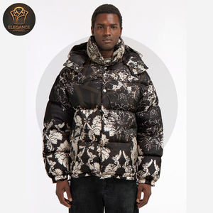 Chaqueta acolchada por sublimación impresa para hombre, logotipo personalizado, proveedor OEM, producto superventas, ropa de invierno transpirable, chaquetas acolchadas - Product Image 3