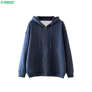 Sudaderas con Capucha Unisex Transpirables con Cierre, 100% Algodón, Felpa Francesa, Corte Regular, Secado Rápido, para Invierno - Product Image 5