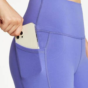 Venta caliente de alta calidad transpirable de secado rápido mallas de entrenamiento de las mujeres cintura elástica de longitud completa servicio OEM tamaño de los adultos sólido - Product Image 6