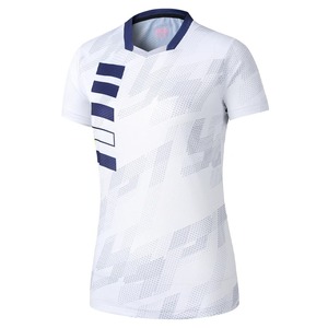 Ejercicio entrenamiento T mujeres cuello en V bádminton manga corta verano correr Mesa tenis voleibol equipo Yoga camisetas - Product Image 5