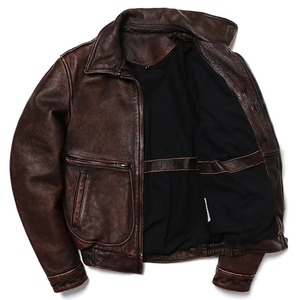 OEM boomber nueva chaqueta de cuero informal para hombre diseño de logotipo personalizado al por mayor chaquetas de hombre de talla grande de piel sintética pura en blanco - Product Image 4