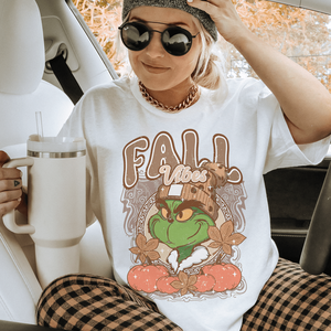 Camiseta con estampado Fall Vibes - Product Image 1