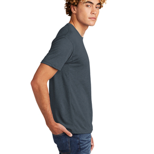 T-shirts et hauts pour hommes T-shirt à col rond en coton peigné à manches courtes pour hommes Next Level Unisex Tri-Blend Tee T Shirts - Product Image 3
