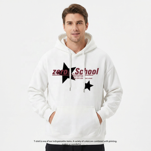 Sudadera con Capucha Unisex Holgada con Logotipo Personalizado Fly Fit International, Sudadera Informal de Forro Polar, 100% Algodón, Diseño con Bolsillo, Invierno - Product Image 2