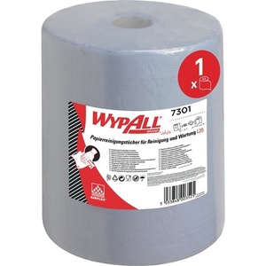 Chiffon de nettoyage WYPALL L20 7301 L385xW325 bleu 2 plis, 500 rouleaux/rouleau, environ 7301 mm, par KIMBERLY-CLARK - Product Image 1