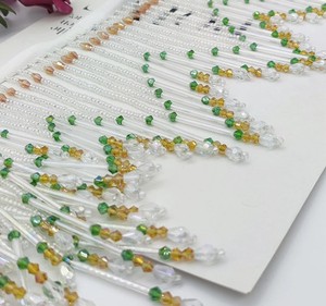 Wholesale 5yards/lot <b>Bead</b> Tassel Tassels Trim Lace Fringe - Product Image 2